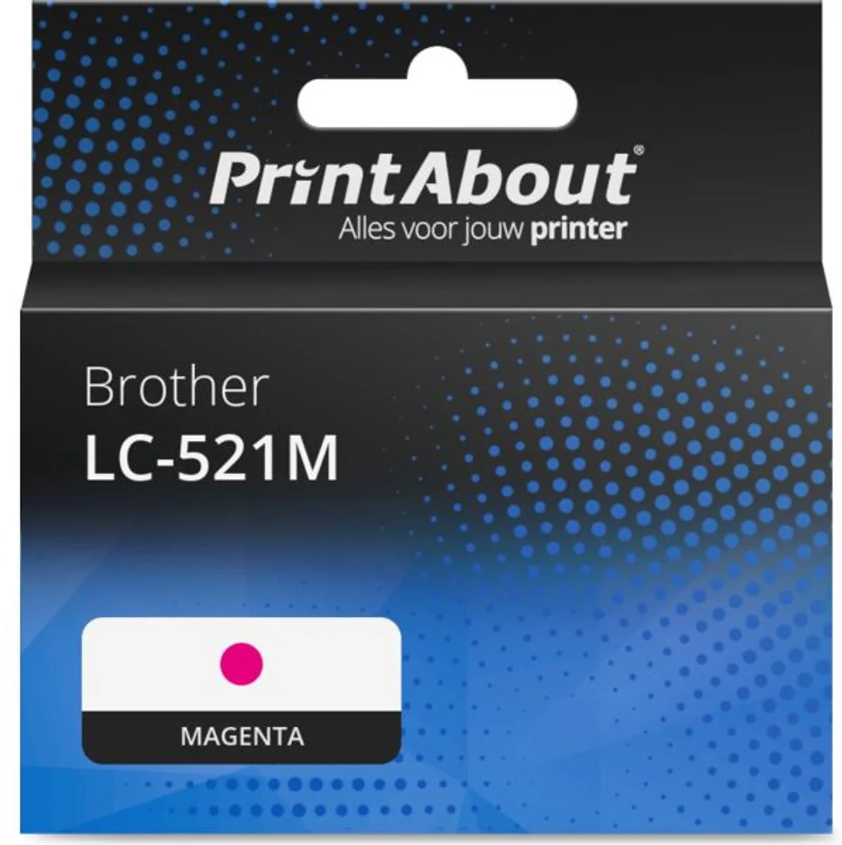 PrintAbout LC-521M Inktcartridge Magenta