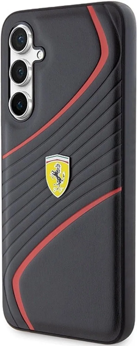 Ferrari Twist Back Case Samsung Galaxy S23 FE - Zwart