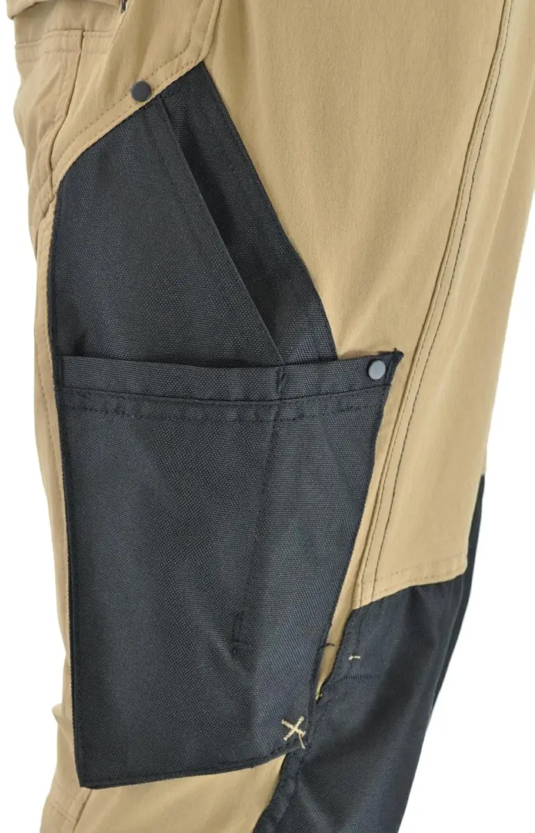 AWTOOLS T6 Werkbroek - Beige - XL - Versterkte zakken