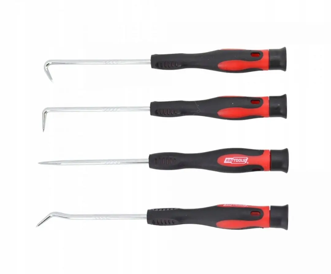 AWTOOLS Haakjes met Handvat 4-delig