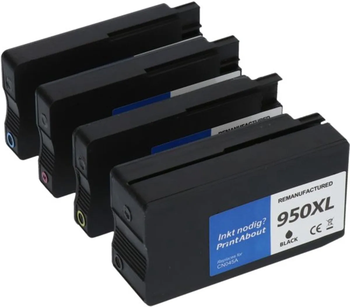 PrintAbout HP 950/951 4-kleuren Inktcartridge 6ZC65AE-PA2 - 161ml