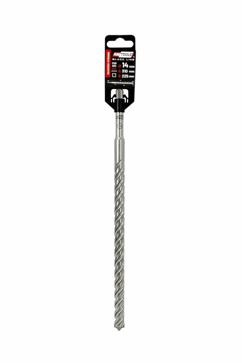 AWTOOLS Xtreme Black Line SDS Plus Boor 10x310mm Quadro Kop
