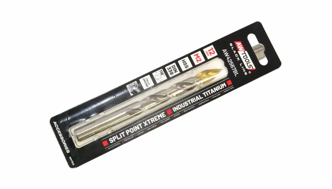 AWTOOLS Extreme Metaalboor 12mm HSS-TiN AW32312