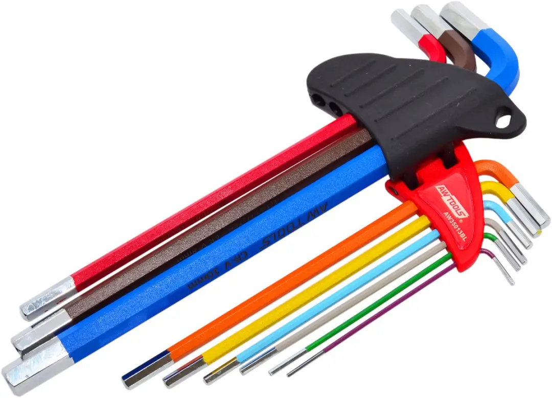 AWTools Black Line Inbussleutelset 1,5-10mm - 9 Stuks - afbeelding 2 van 2