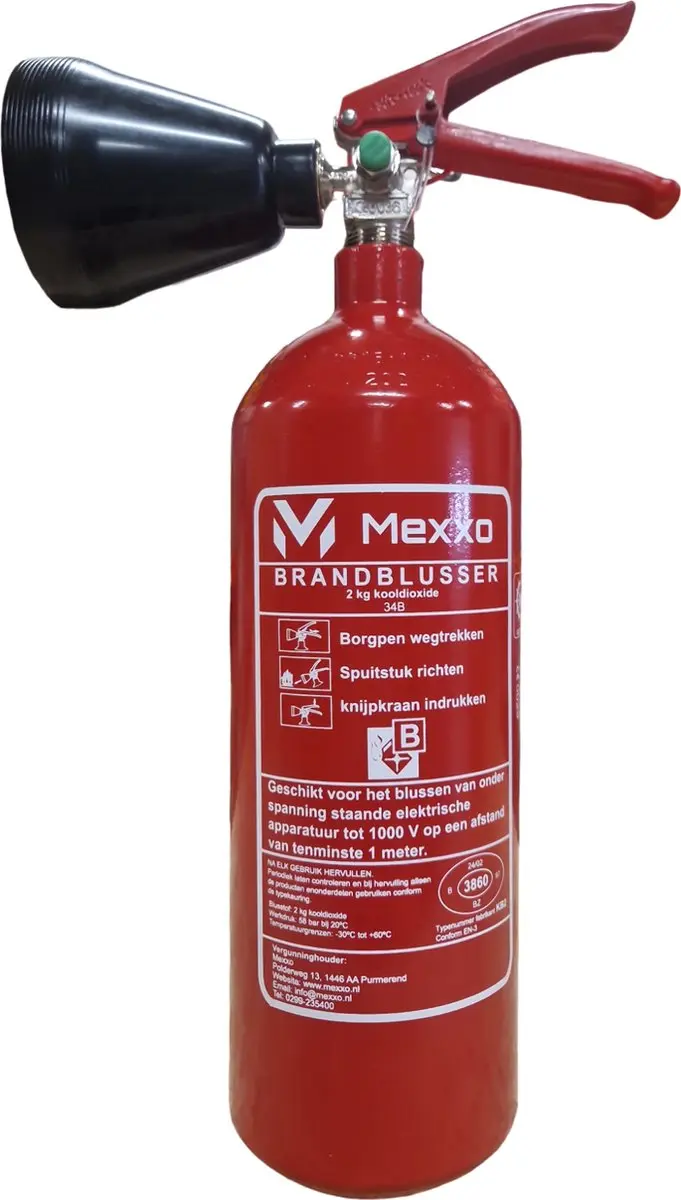 CO2 brandblusser 2 kg