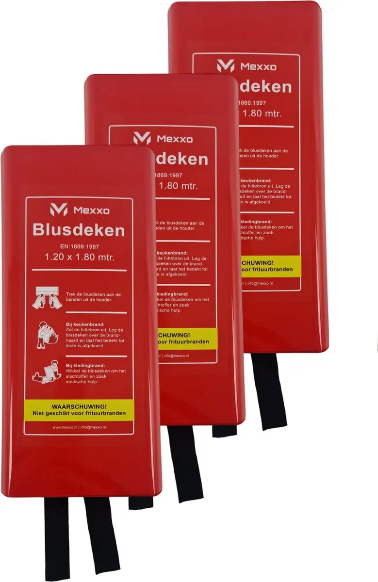 3x Mexxo Blusdeken 1.20m x 1.80m