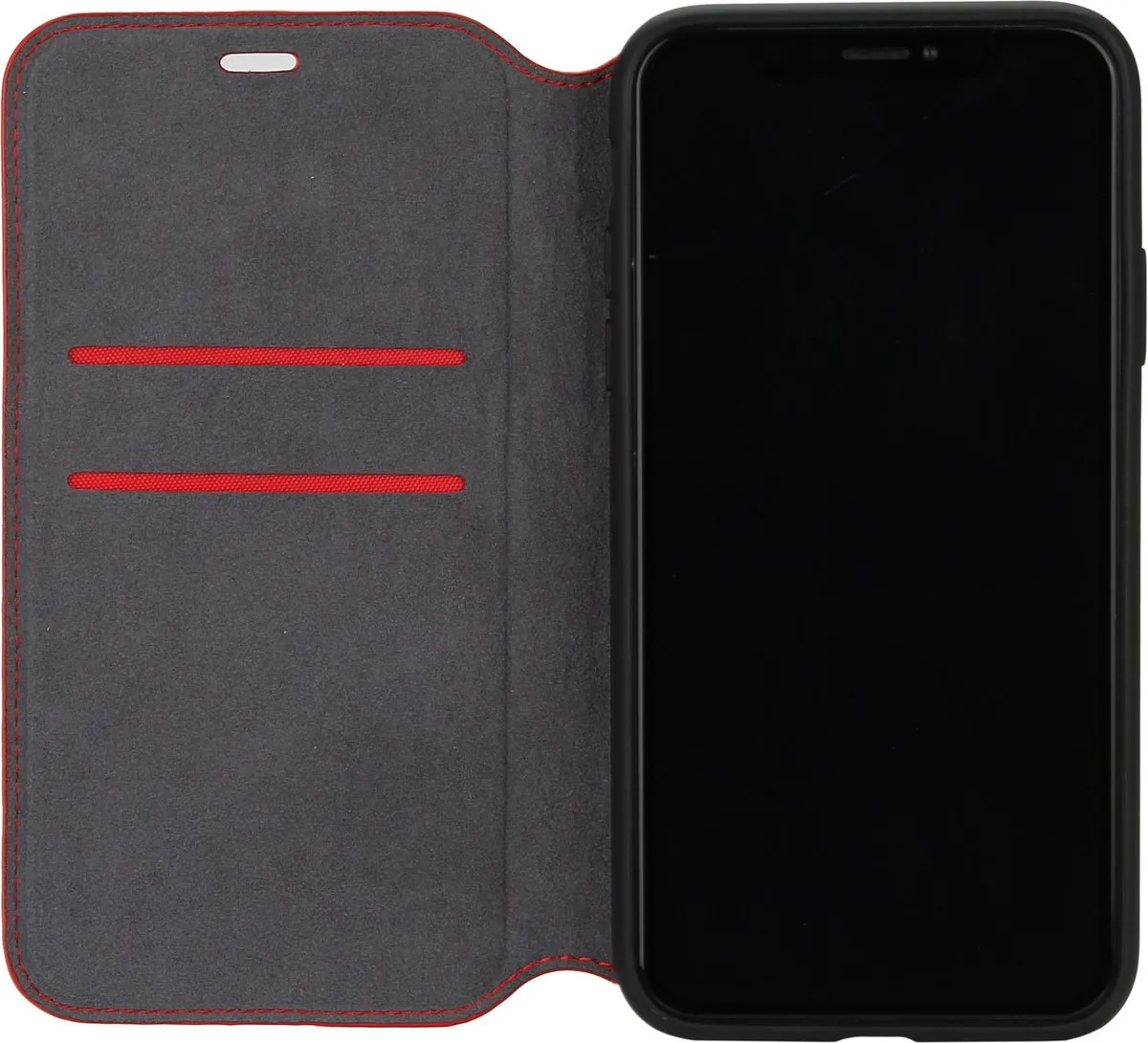 Audi Q8 Serie Hoesje iPhone 12/12 Pro - Rood - 2 Pasjes