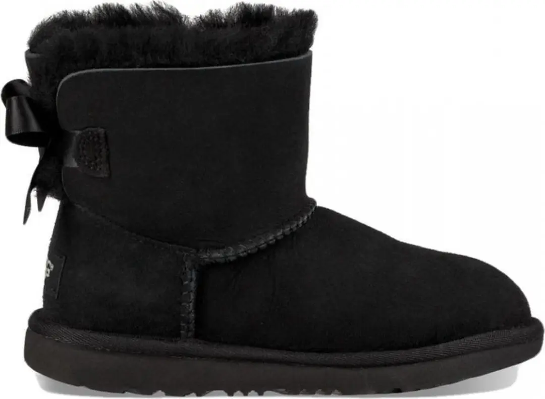 UGG K Mini Bailey Bow II Kinderlaarzen - Zwart 33.5