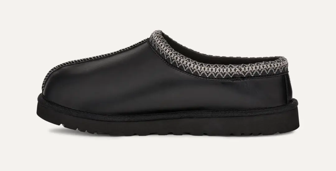 UGG TASMAN LTHR REGEN 1163890-BLK UGG Heren Schoenen Zwart Maat 41 Comfortabel e