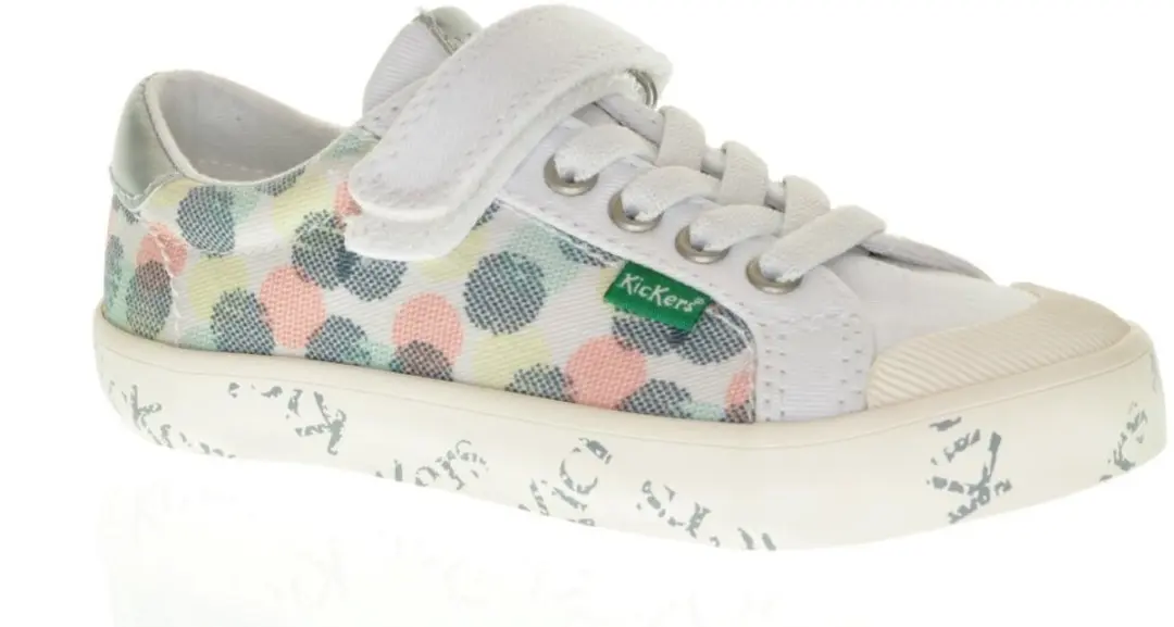 Kickers Canvasschoenen Wit maat 32