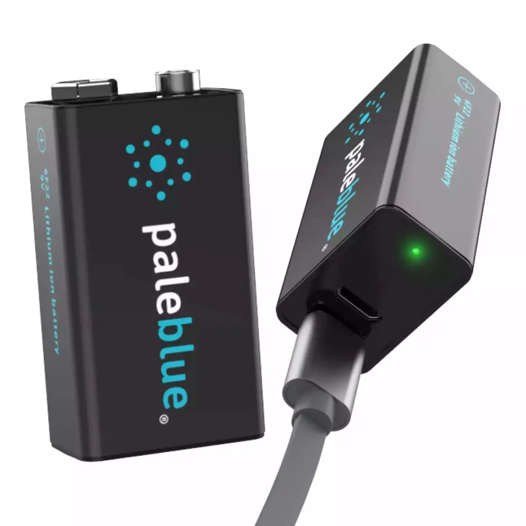 9V Oplaadbare batterij 2x