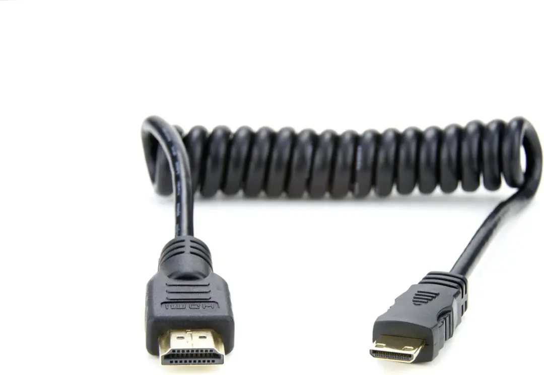 Atomos Coiled Mini HDMI to Full HDMI (30-45cm)