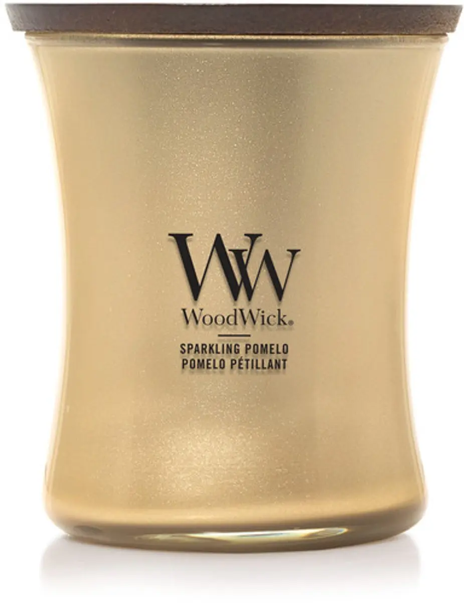 Woodwick Precious Metals Sparkling Pomelo Geurkaars