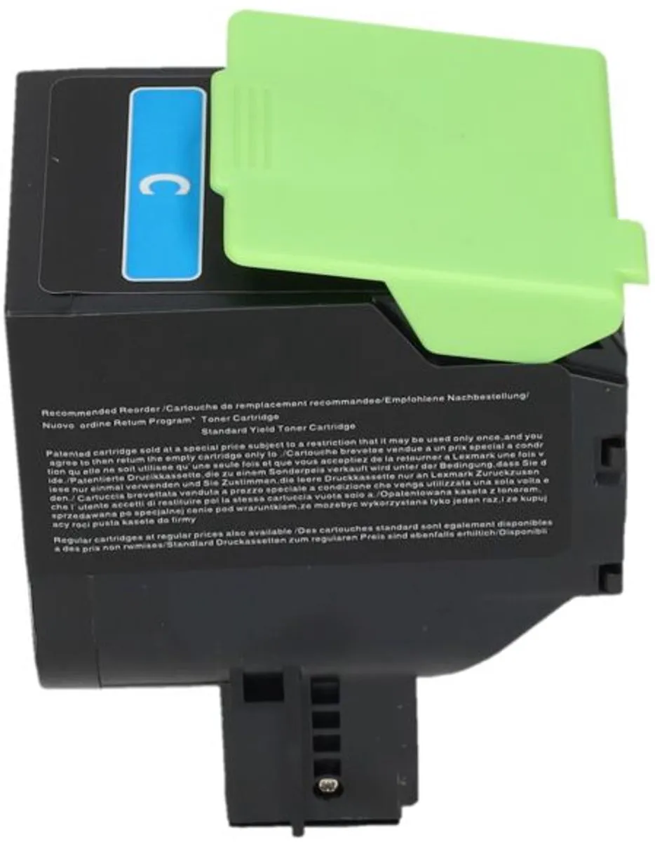PrintAbout Lexmark C232HC0 Toner Cyaan - 2.500 Pagina's