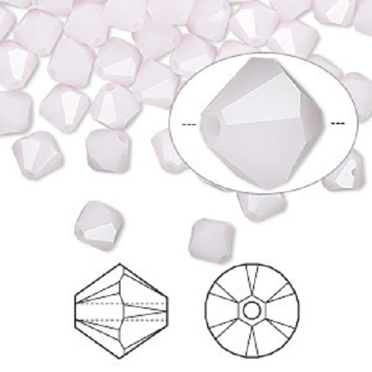 Swarovski Elements Xilion Bicone 4mm