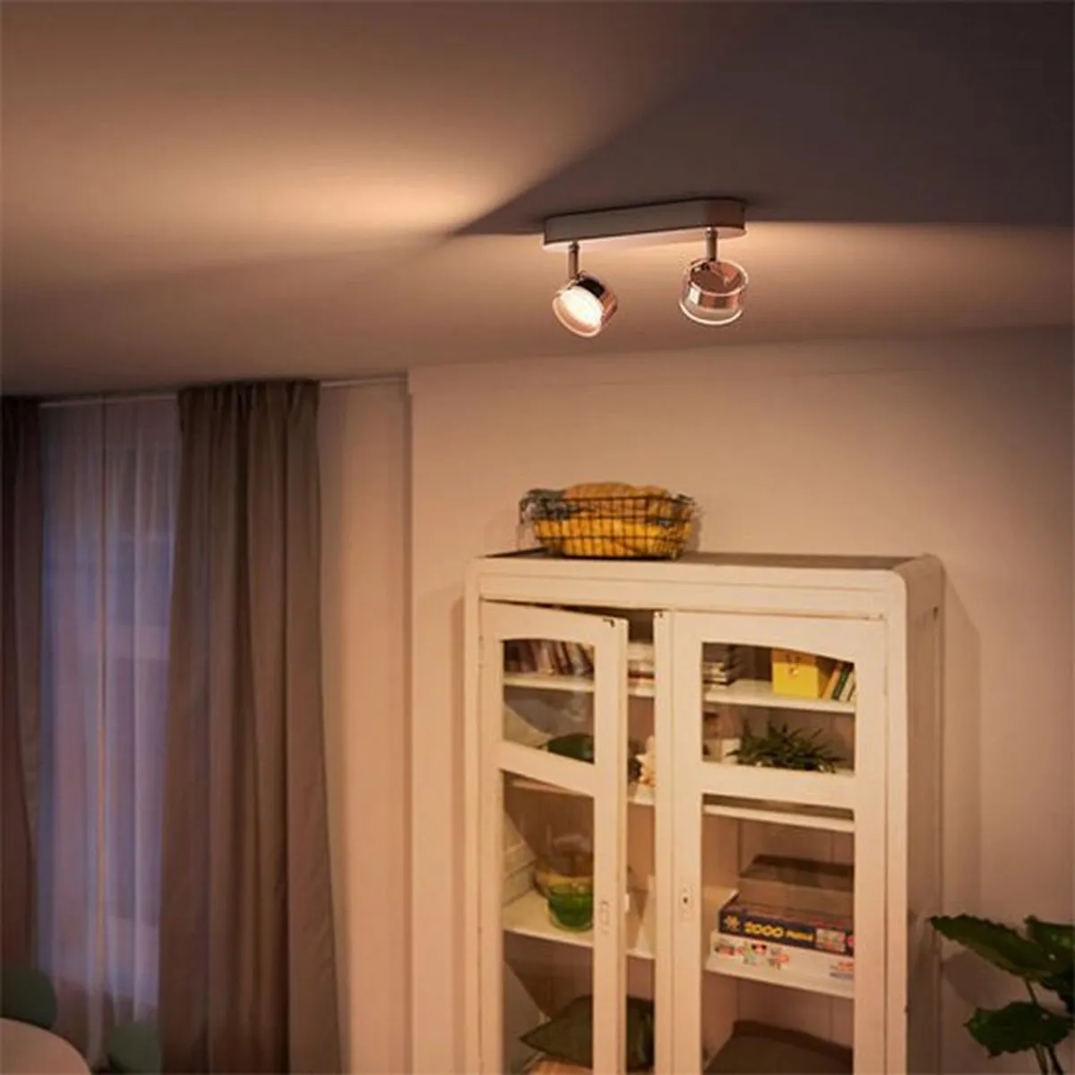 Philips myLiving 5056211P0 WarmGlow LED Spots - 2 Stuks Ø7cm Chroom