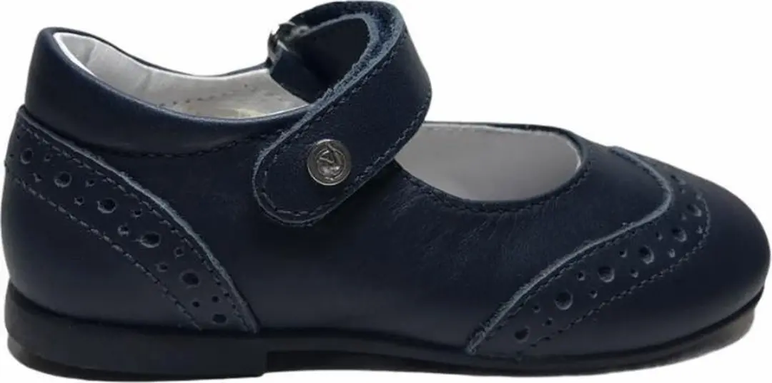 Naturino oxford velcro lederen ballerina 4731 navy mt 23