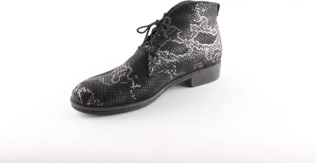 Durea 9610 Veterlaars Smal - Dames - Zwart