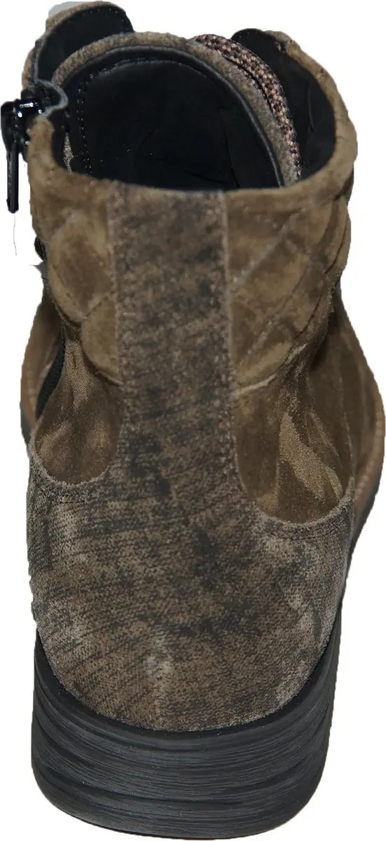 Durea 9731 Wijdte G Wandelschoen - Khaki - 37,5
