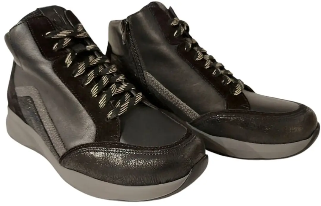Durea Veterboot 9811 609 1343 Wijdte M Zwart Grijs