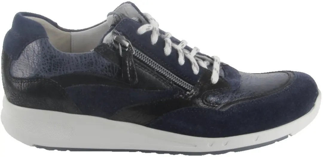 Durea 6306.682.1581-E dames veterschoenen sportief maat 41,5 (7,5) blauw