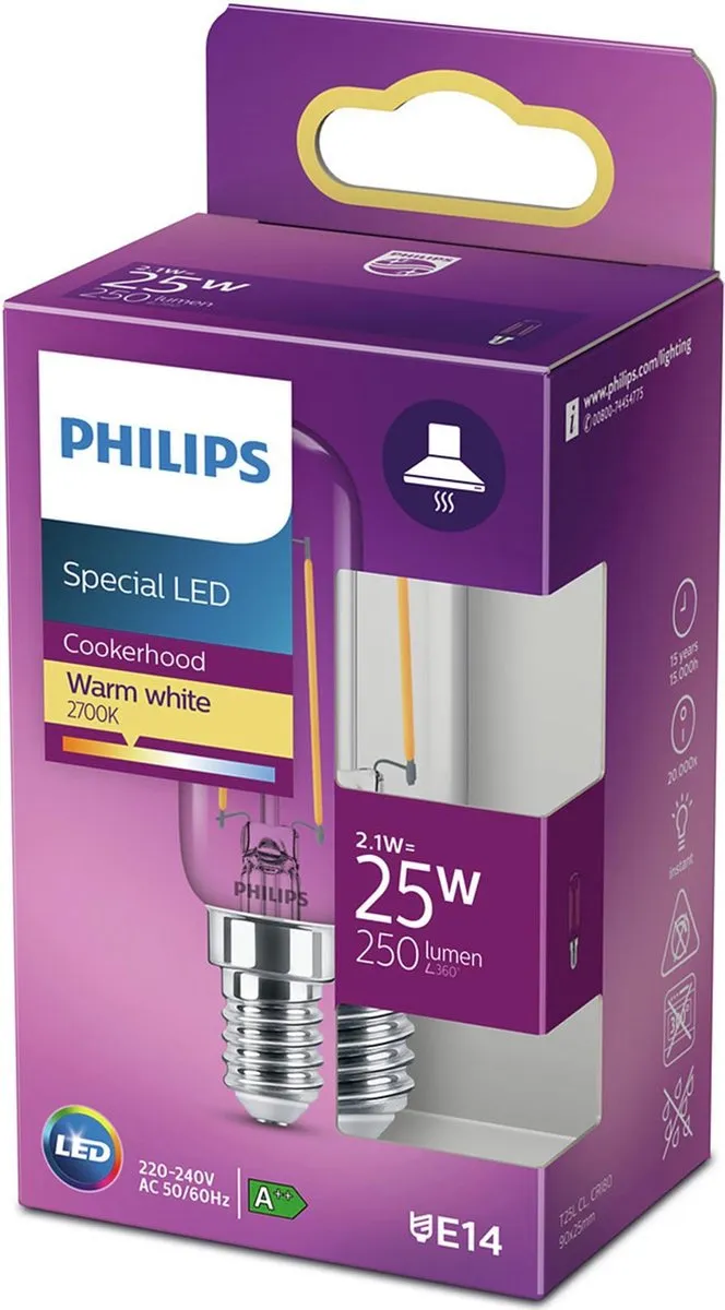 Philips LED CorePro T25L 827 E14
