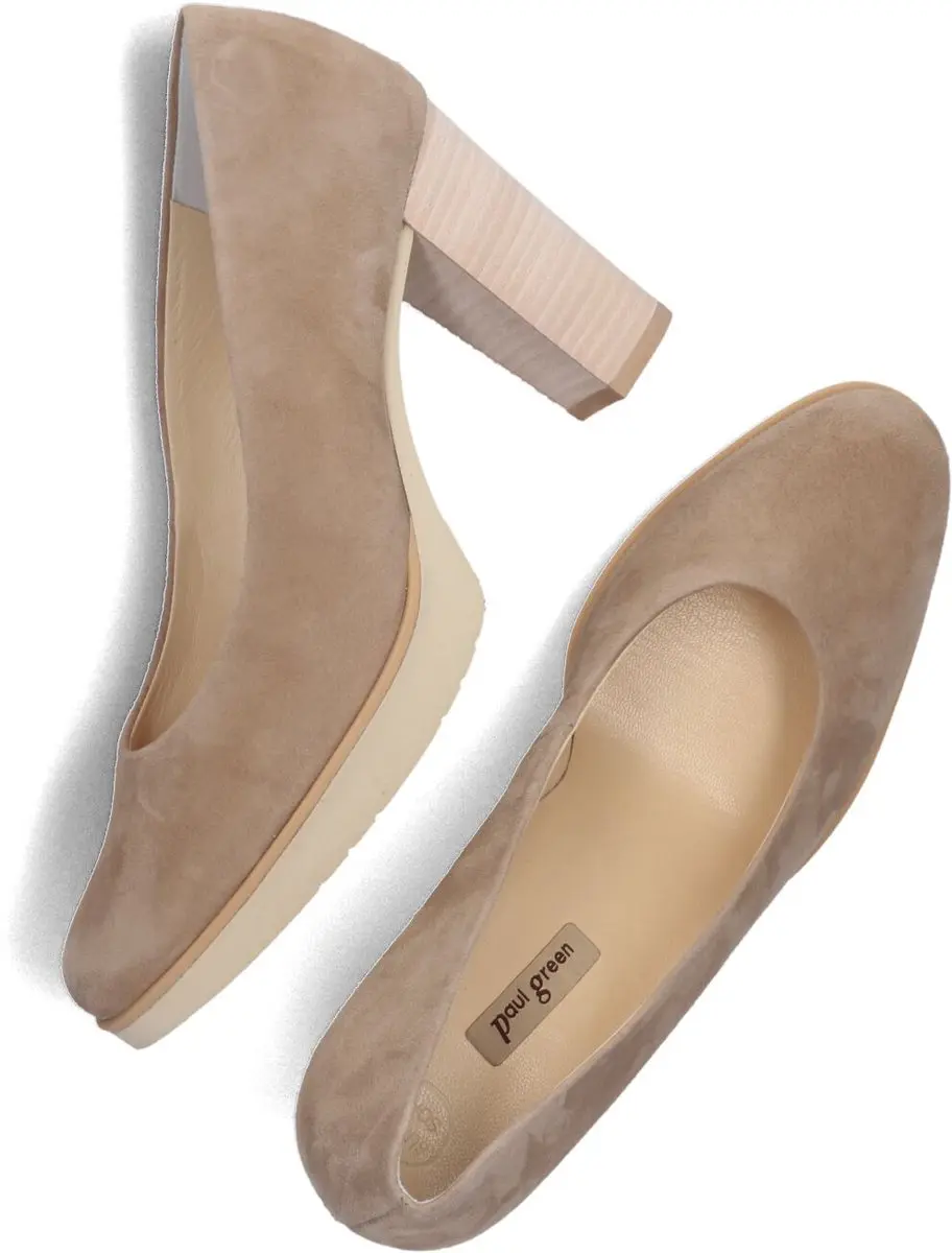 Paul Green 3777 Pumps - Wit/Beige - Maat 41