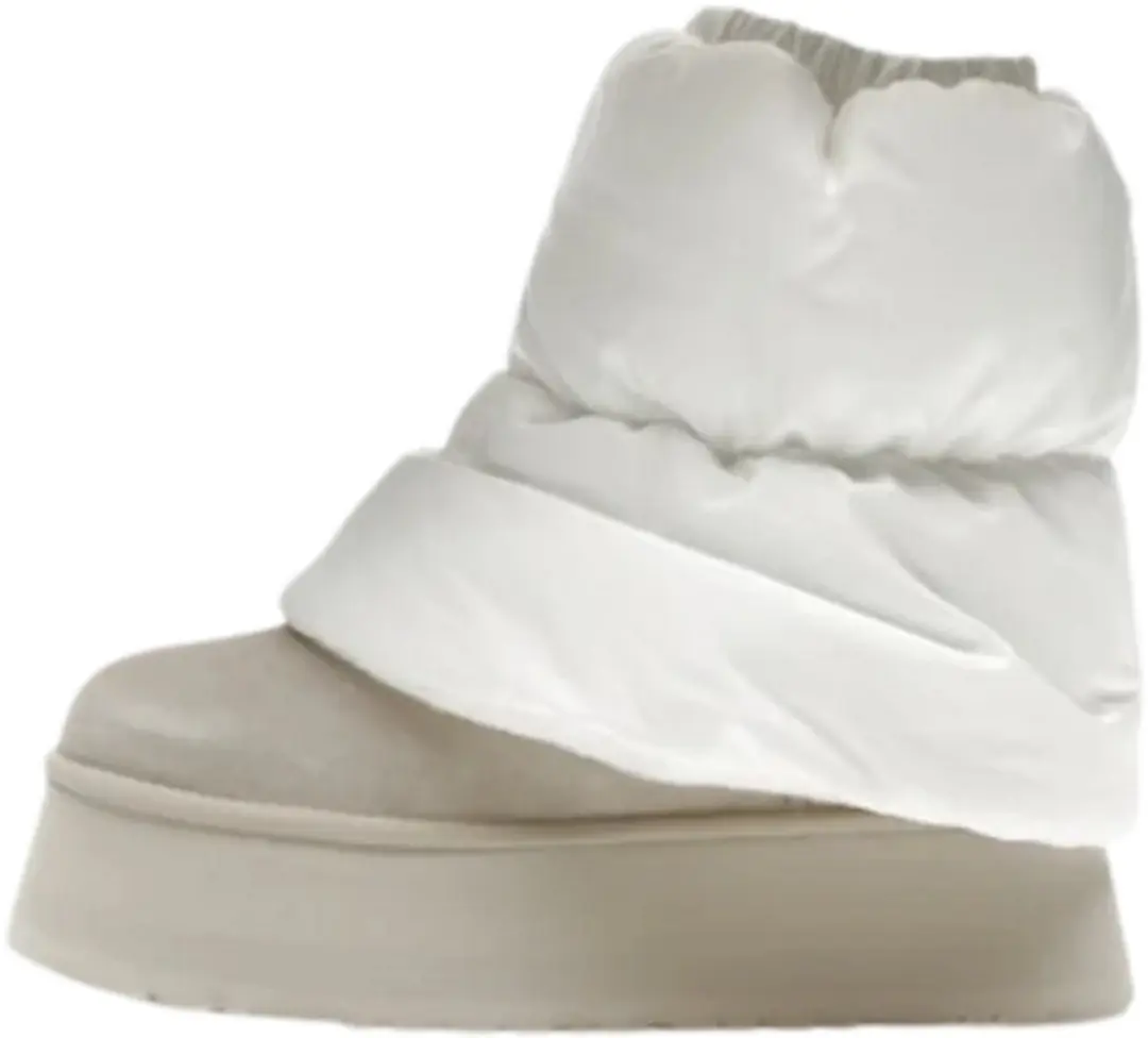 UGG Classic Mini Dipper Puffer Boot White Ceramic (Women's)