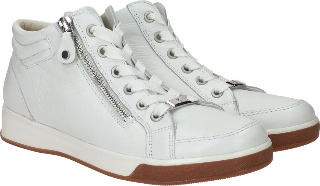 Ara 1244499 OM-ST-HIGH-SOFT Hoge Sneakers - Wit/Beige 37.5