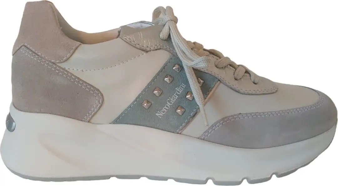 Nero Giardini 09850 Sneaker - Zilver - Maat 38