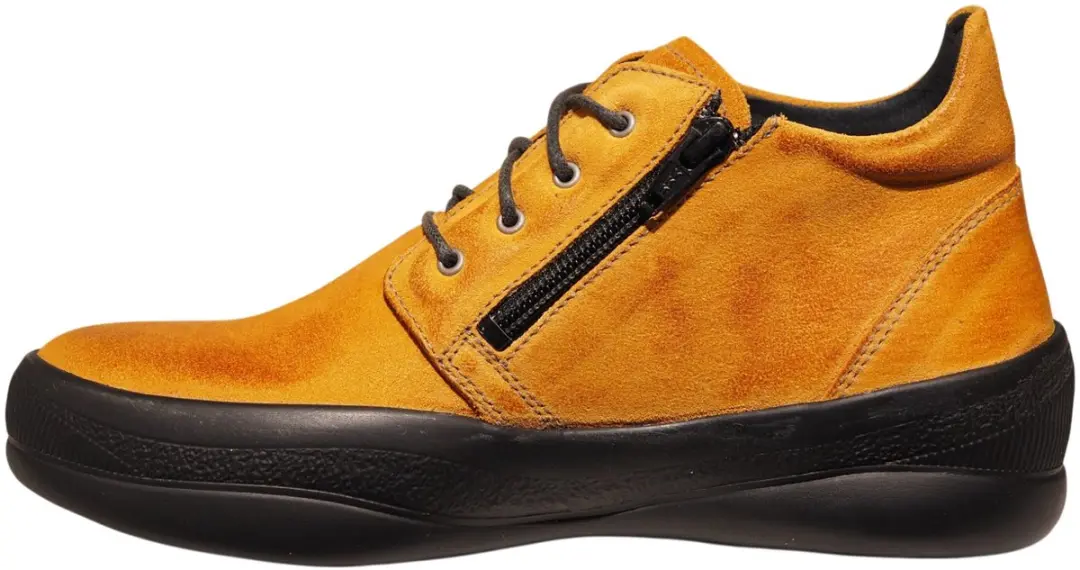 Wolky Fuse Brushed Suede Veterschoenen - Geel - Maat 41 - afbeelding 2 van 6