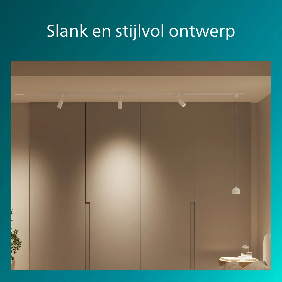 Philips LED EasyLink Colby Hanglamp GU10 - 7W Wit - afbeelding 6 van 6