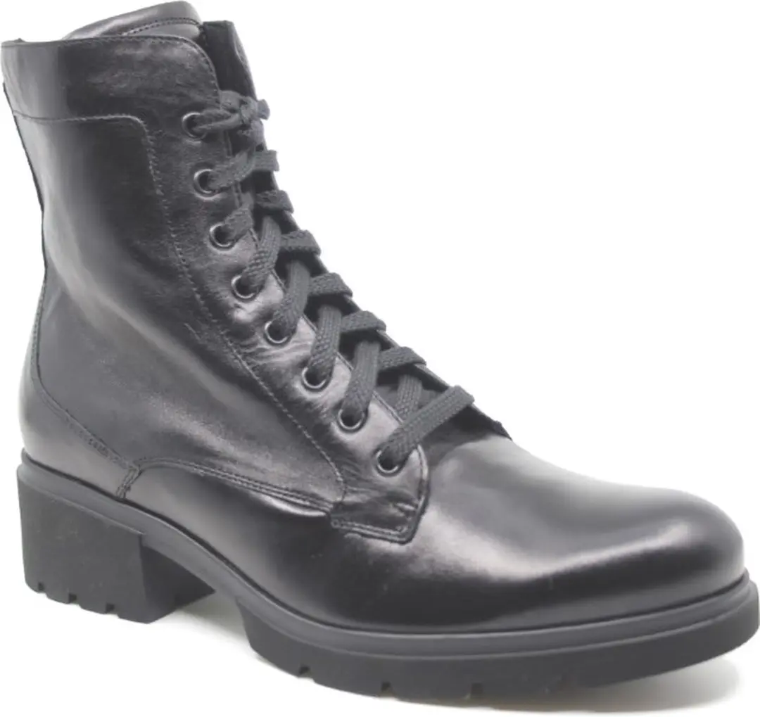 Durea 9785 904 0490 Veterboots - Zwart - Maat 40.5