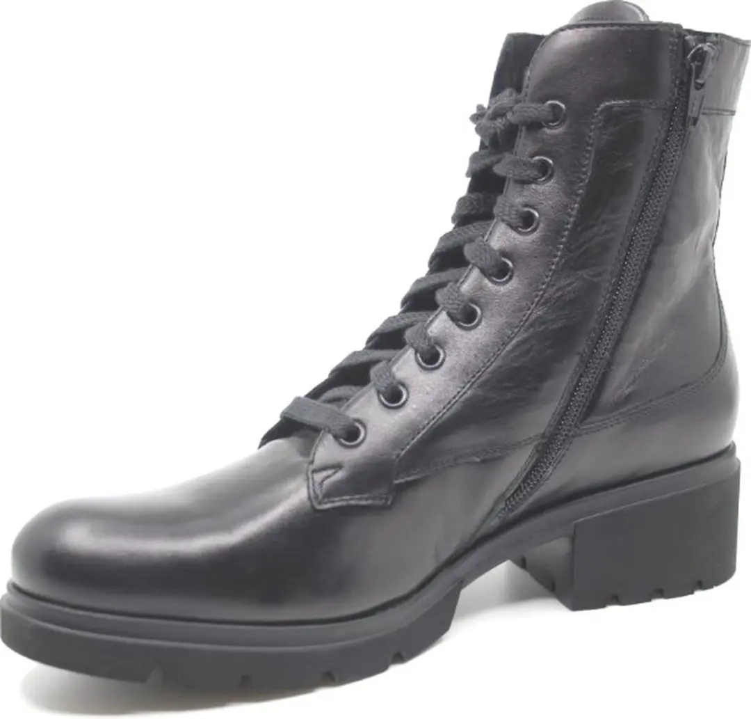 Durea 9785 904 0490 Veterboots - Zwart - Maat 40.5