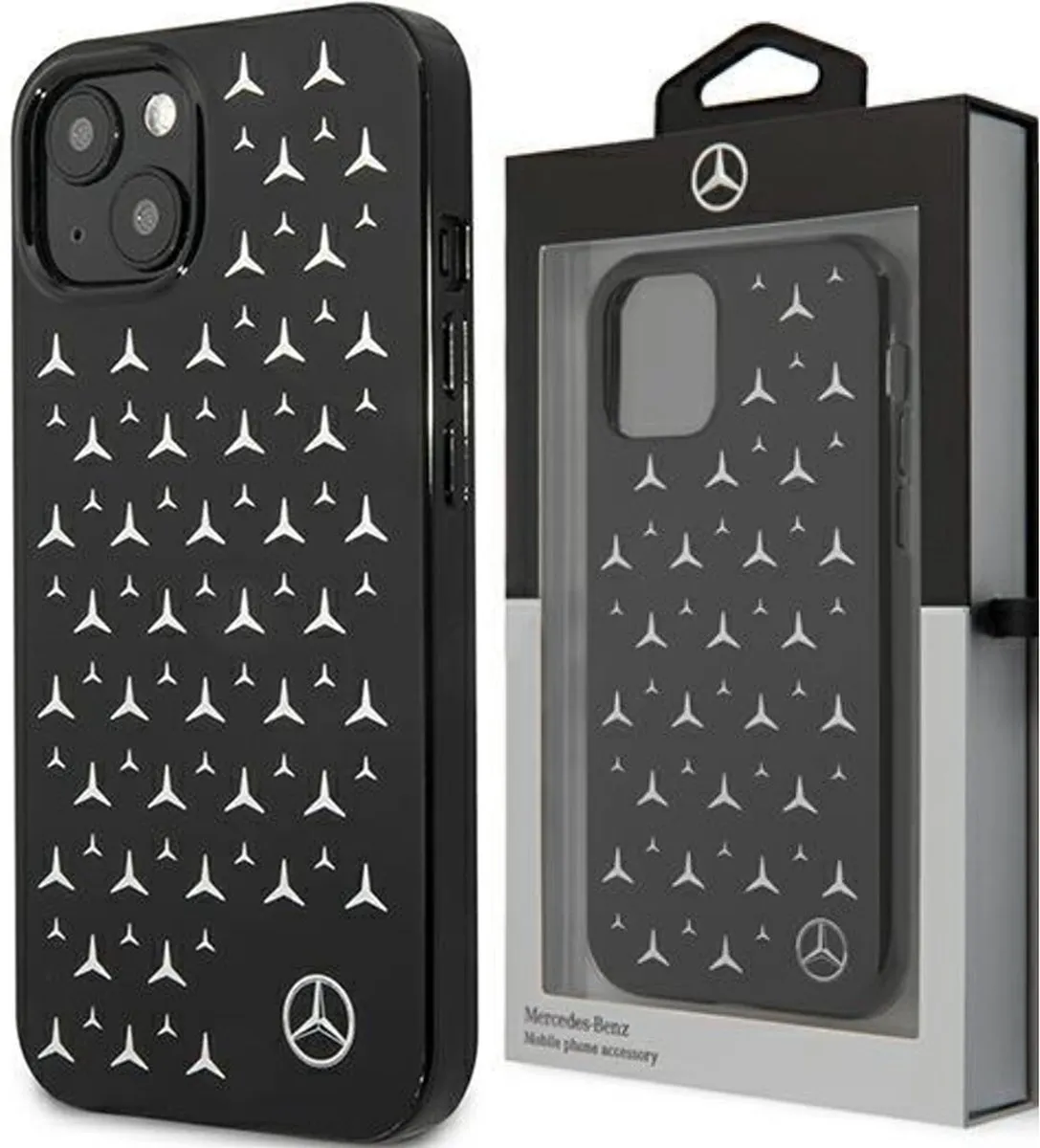 Mercedes-Benz iPhone 13 Mini Hoesje - Effen Zwart