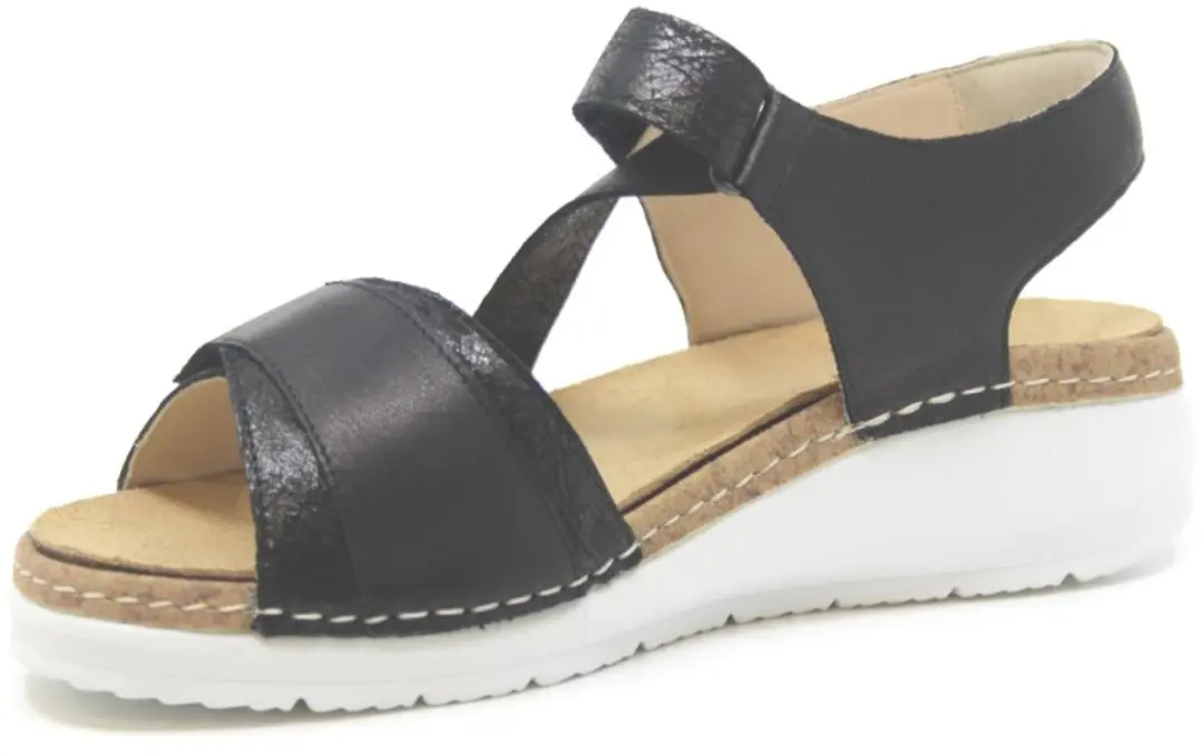Durea Sandaal 7431 038 2099 - Zwart - 38.5
