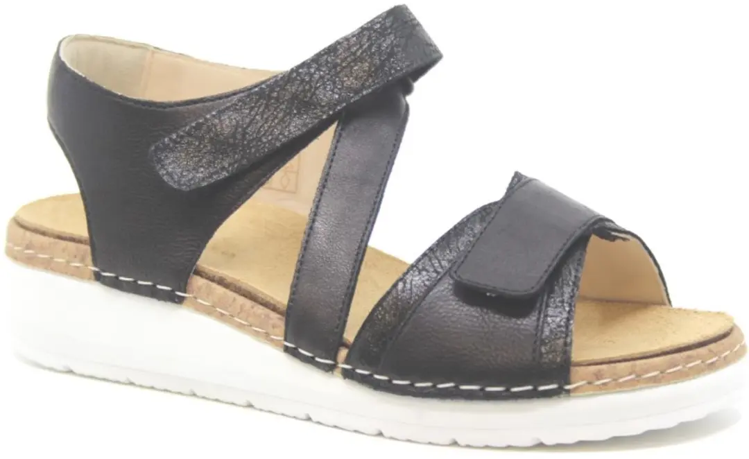 Durea Sandaal 7431 038 2099 - Zwart - 38.5