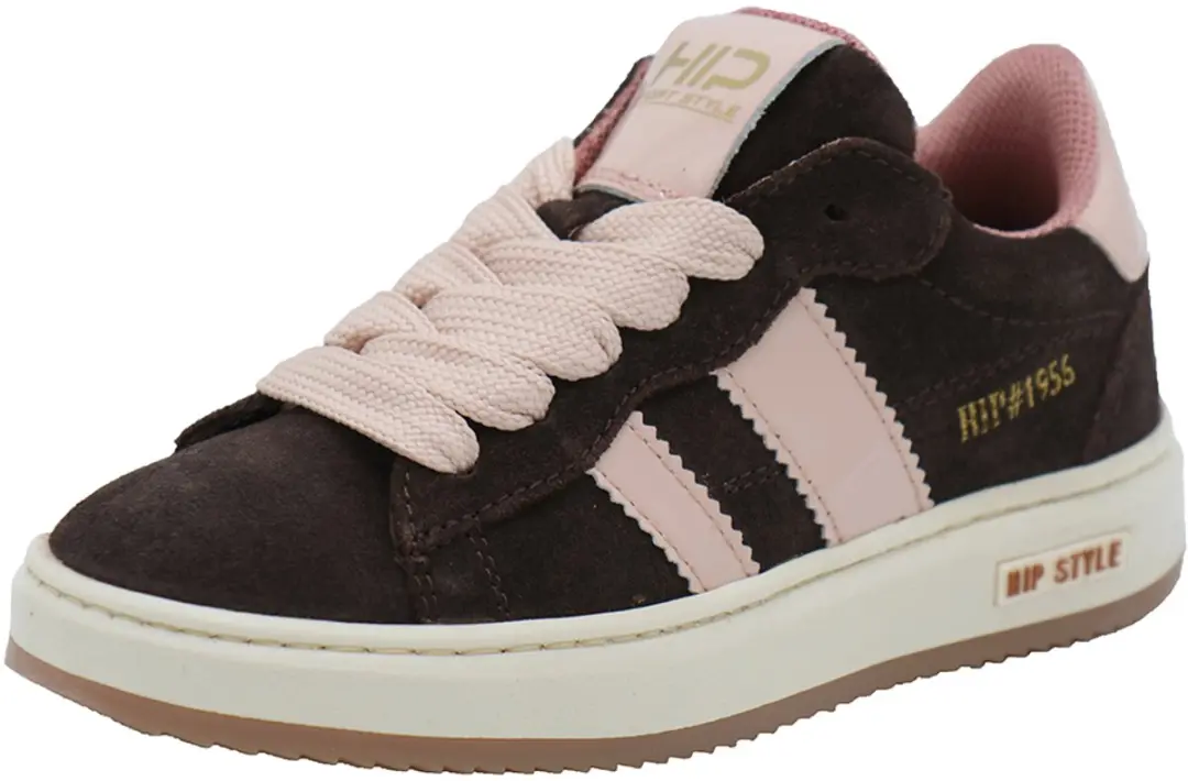 Hip H1811 Sneakers - Meisjes - Bruin - Maat 33 - afbeelding 3 van 6