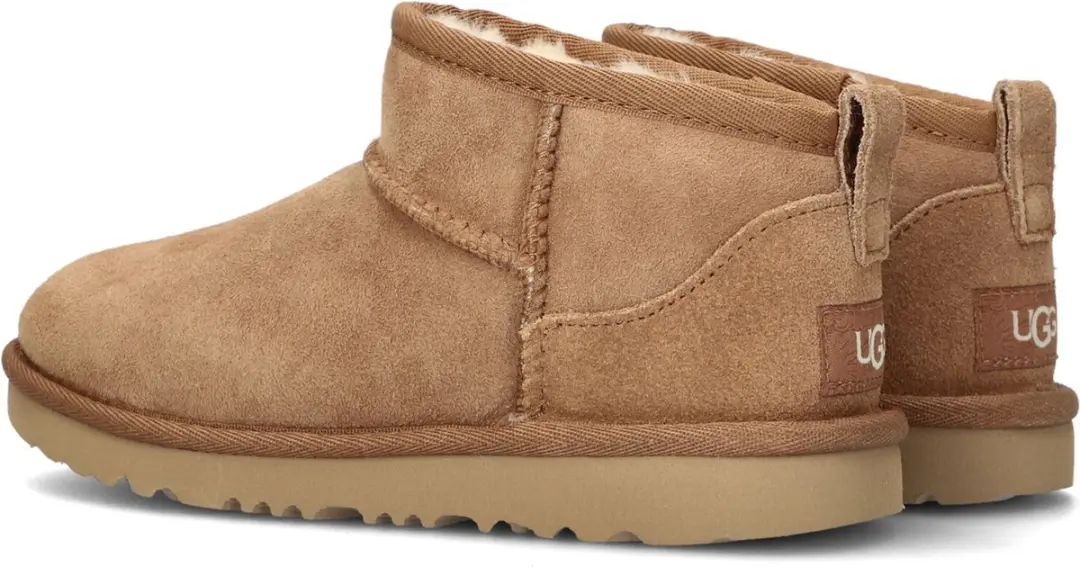 UGG Kids' Classic Ultra Mini Laarzen - Cognac - Maat 32.5