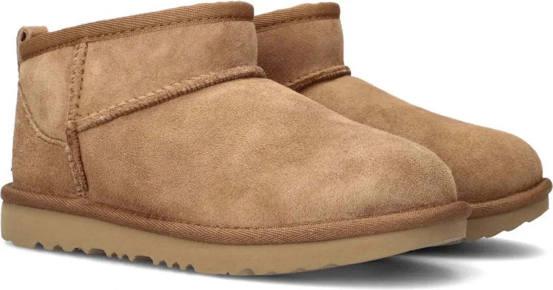 UGG Kids' Classic Ultra Mini Laarzen - Cognac - Maat 32.5