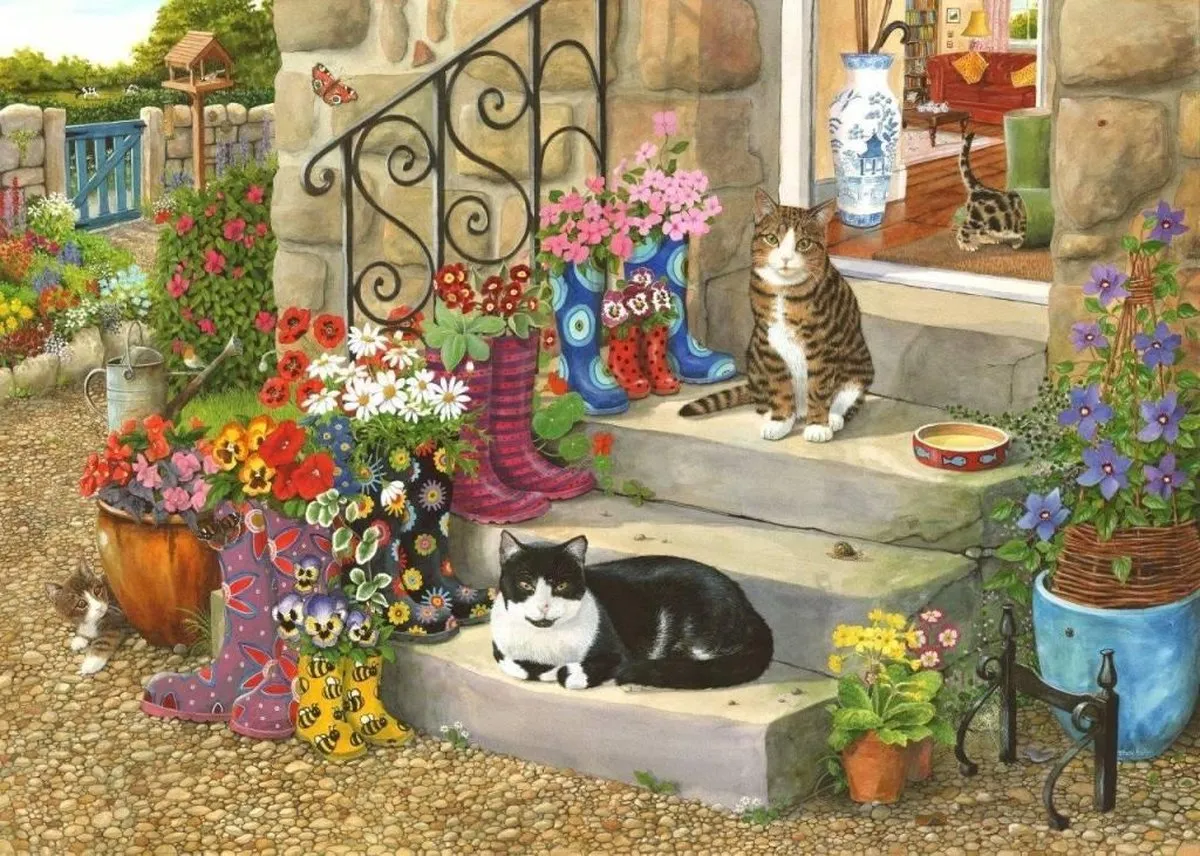House Of Puzzles Puss 'N' Boots Legpuzzel 500 Stuks