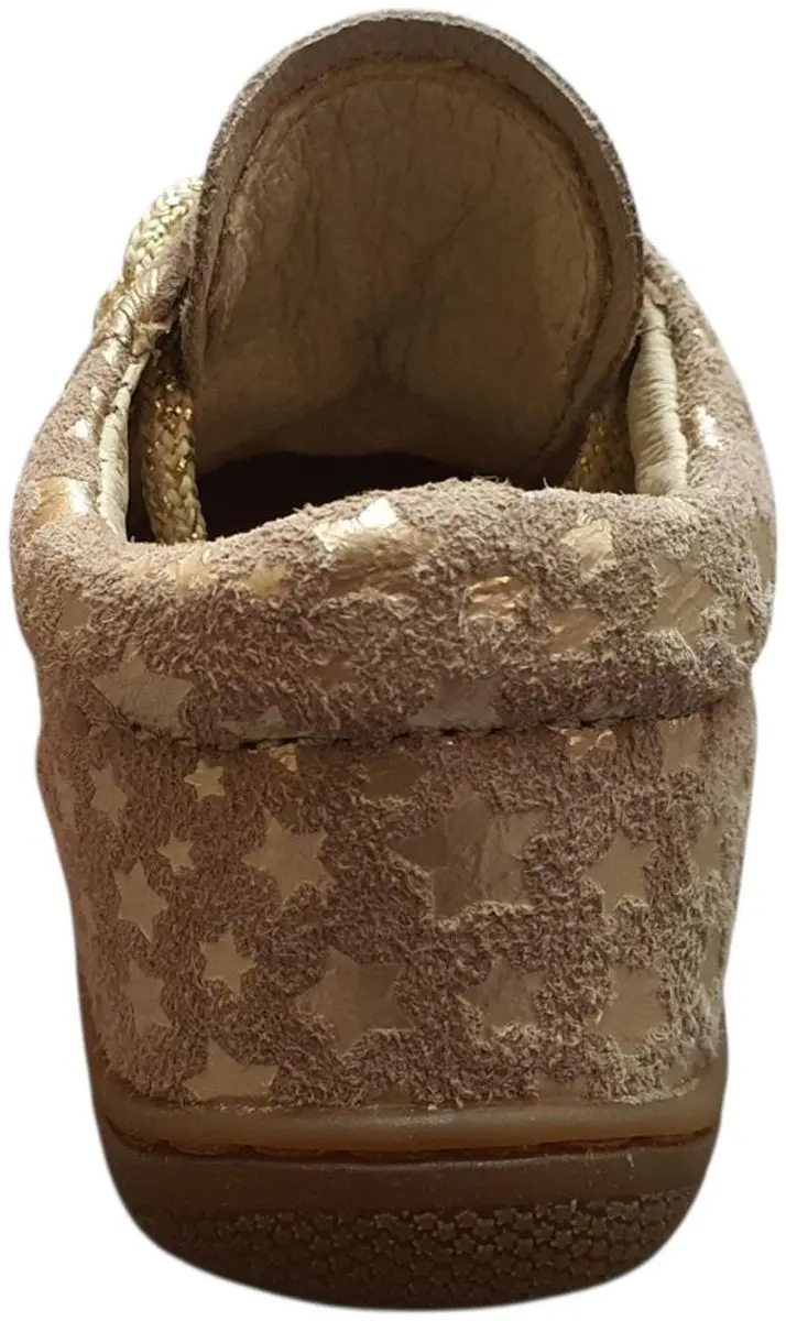 Naturino Cocoon Suede Stars - Taupe - Maat 19