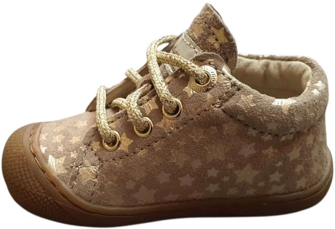 Naturino Cocoon Suede Stars - Taupe - Maat 19