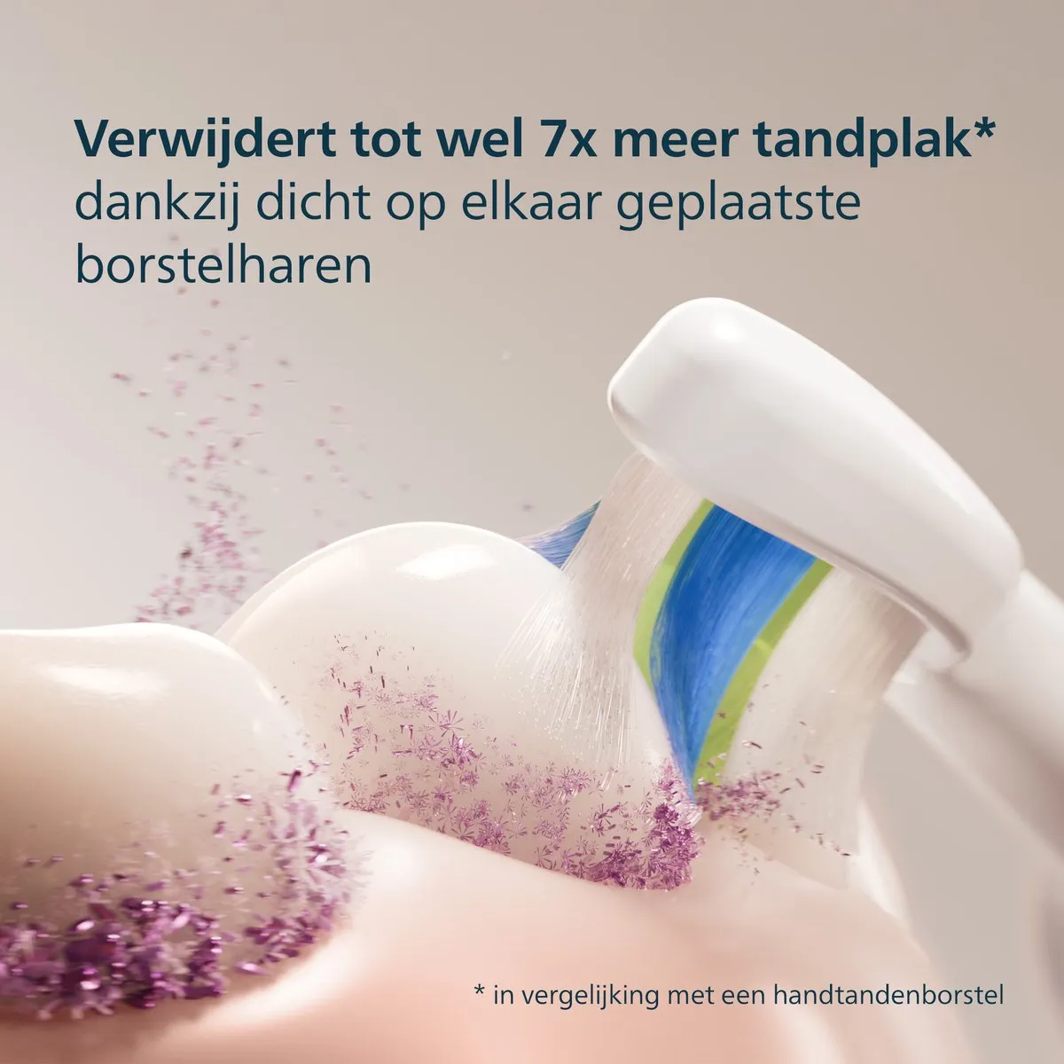 Philips Sonicare Optimal White HX6062/88 Opzetborstels - 2 Stuks - Zwart