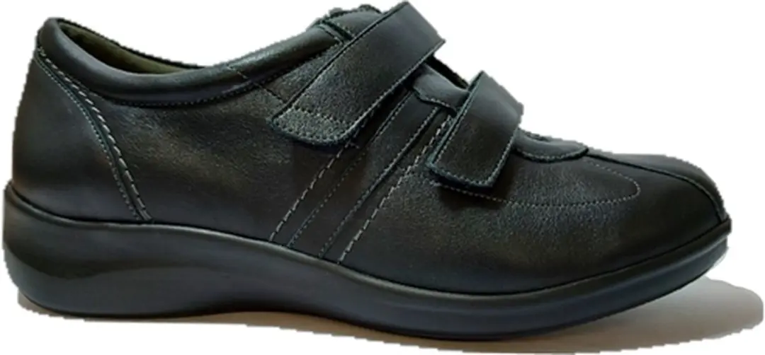 Durea Klittenbandschoen 6096 248 5027 - Zwart - Maat 38.5