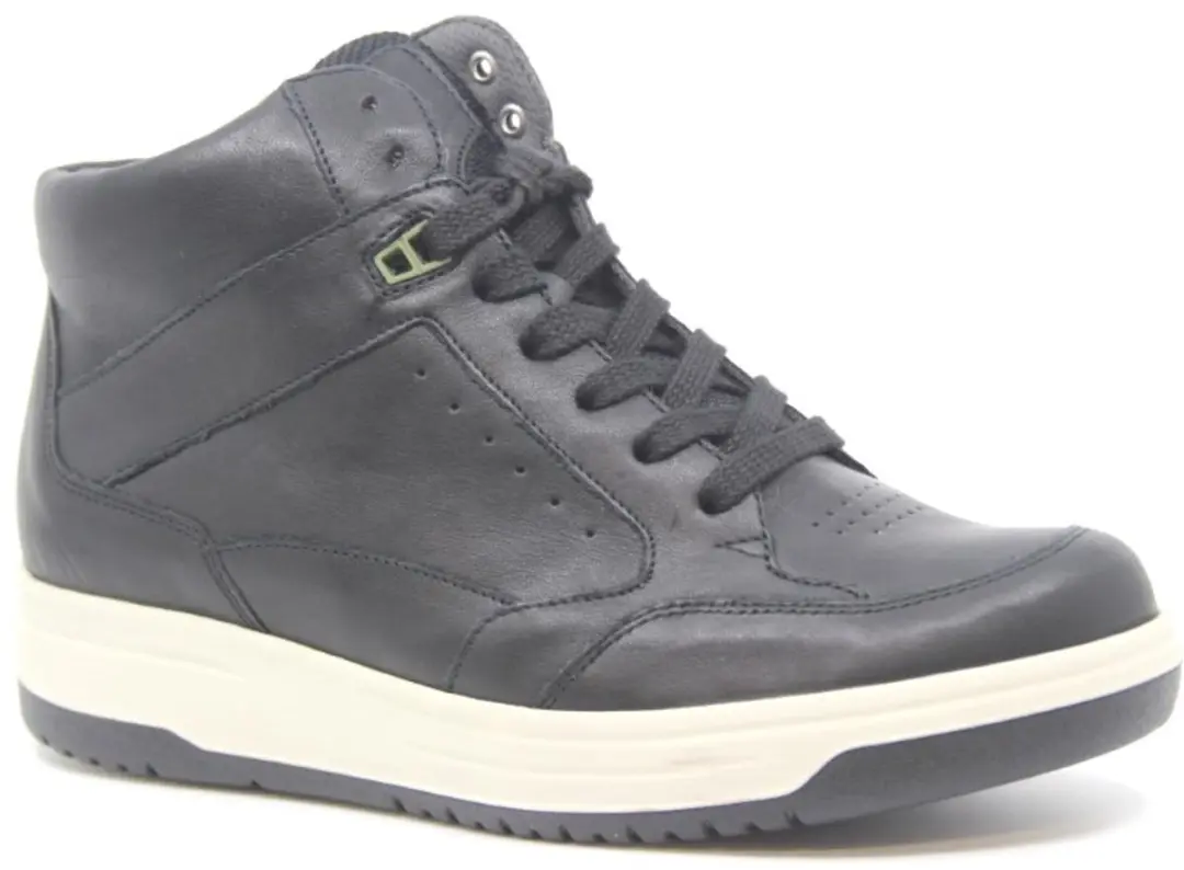 Durea 9792 Dames Veterboots - Zwart - Maat 37,5