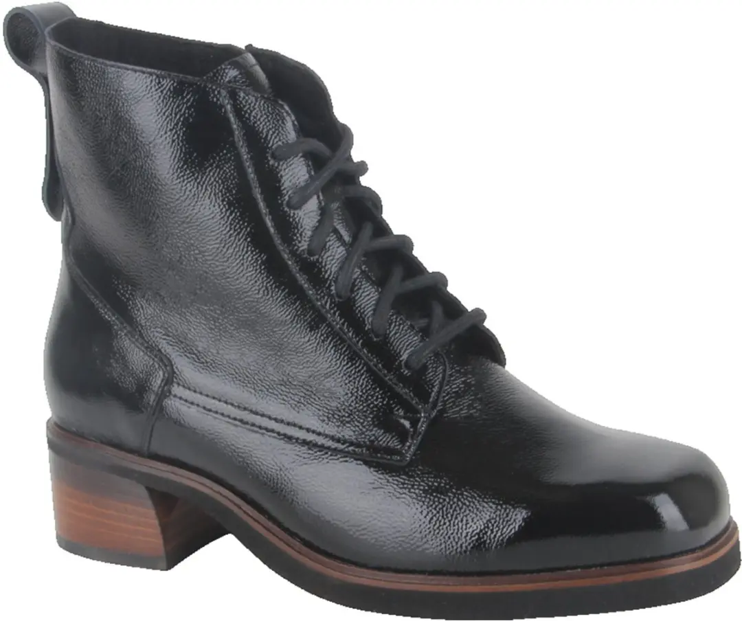 Durea 9813.828.4083-K dames veterboots gekleed maat 39 (6) zwart