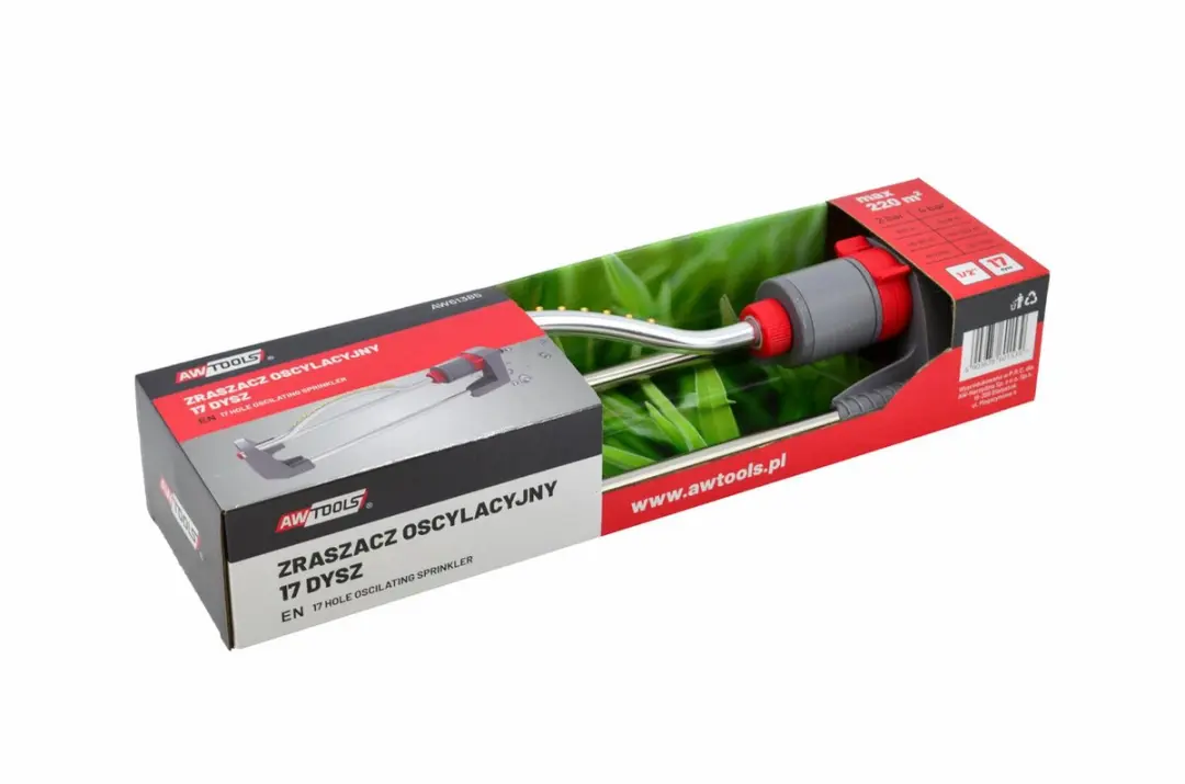 AWTools AW61385 Oscillerende Zwenksproeier - 17 Messing Nozzles