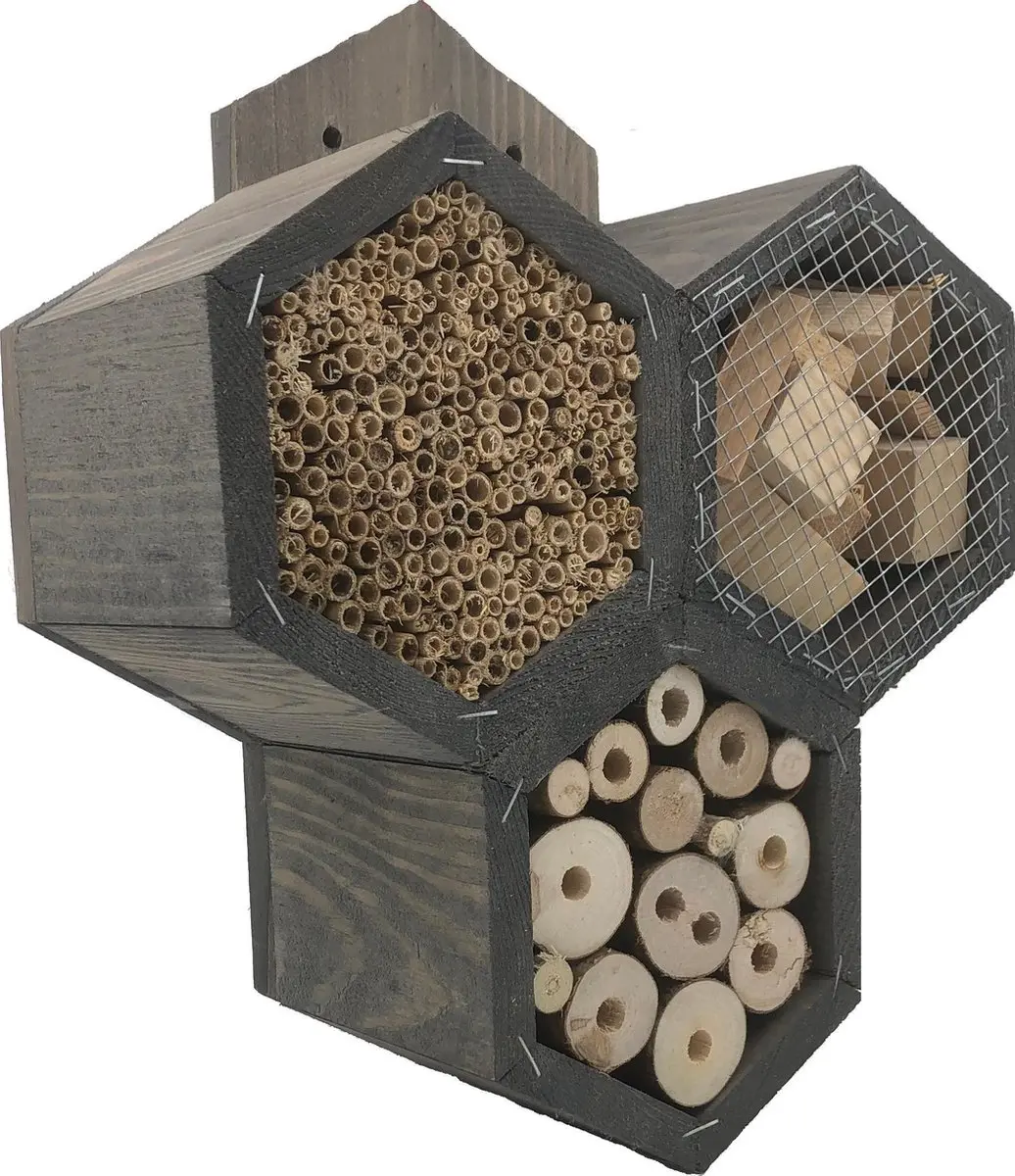 GARDEN SPIRIT Insectenhotel 11 x 27 x 33 cm.