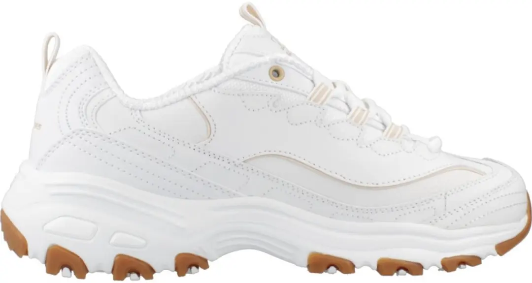 SKECHERS D'LITES GOOD NEUTRAL, 149807-WHT, Female, White Skechers Comfortable Sh